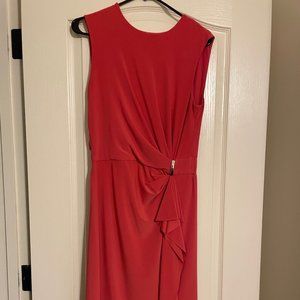 Beautiful Salmon colored Jones New York Jersey Dress Size 6